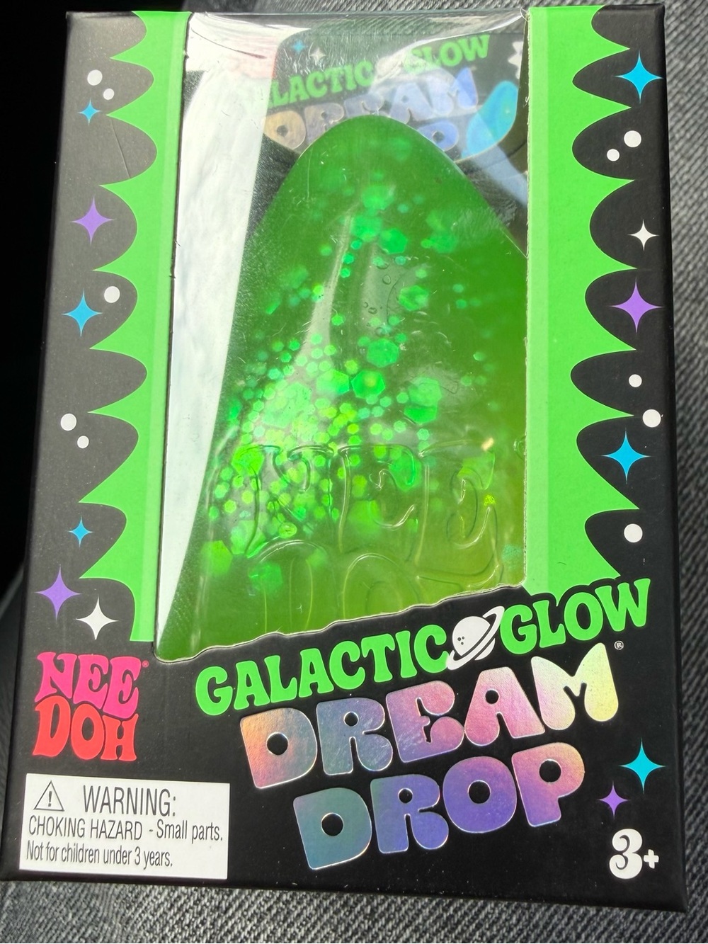 Galactic Glow Dream Drop Kids Toy - Neon Green by NeeDoh